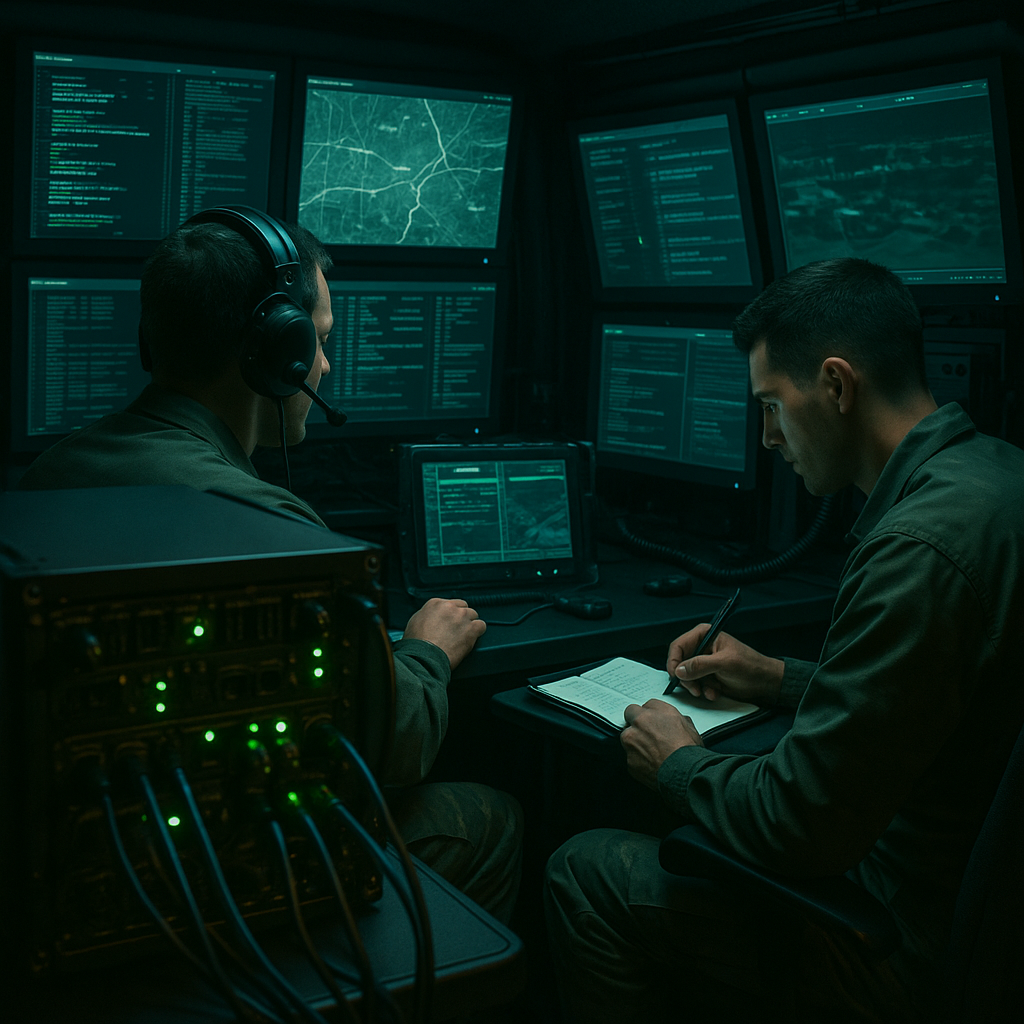 Centro de comunicaciones seguras y soporte C2 en operación
